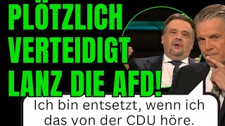 Lanz: So much for deportation. AfD just wants to enforce the rule of law! - CDU is giving up on t...