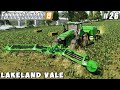 Making and selling alfalfa hay bales, manure spreading | Lakeland Vale 2 | FS 19 | Timelapse #26