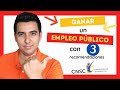 ✔️3 PRIMEROS PASOS para GANAR un EMPLEO PÚBLICO en Colombia. CNSC 🚀