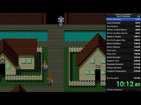 Sword of Vermilion Any% Glitchless in 2:21