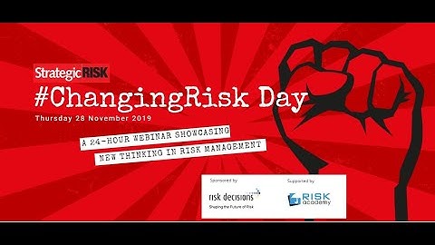 Data and Technology in Managing Risks - Frashad Shah