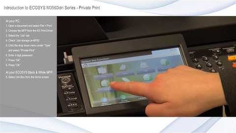 Kyocera ECOSYS - Private Print Function