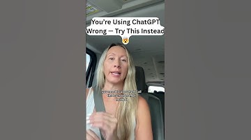 You’re Using ChatGPT Wrong — Try This Instead 🤯