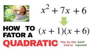 How to Factor Quadratics FAST | Easy Step-by-Step Method | I’m Just a HumanBean