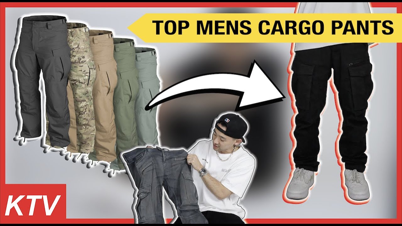 TOP 5 CARGO PANTS MEN STREETWEAR (My Favorite) 