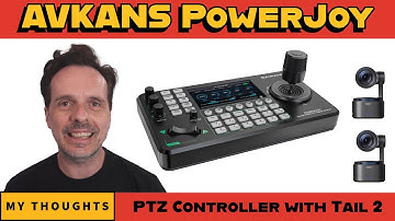 AVKANS PowerJoy PTZ controller review, and how it works with Obsbot Tail 2 cameras!