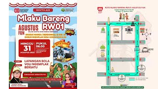 Mlaku Bareng RW.01 AUGUST FUN _ 80th Indonesian Independence Day - Ngemplak Residents Free Fun Wa...