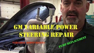 GMC Chevy Variable Assist Power Steering Repair  Variable Assist Delete