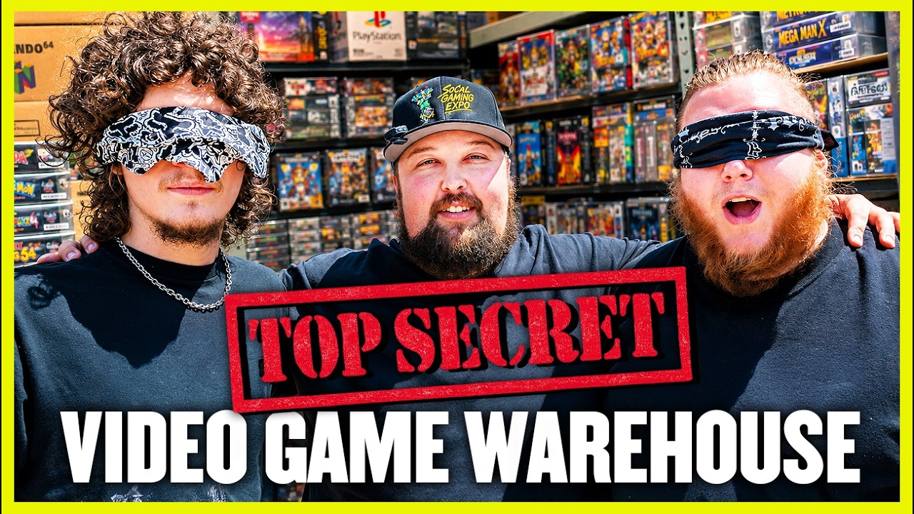 I Went To Secret Video Game Warehouse