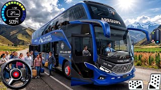 新作バスシミュレーター2026 - 公共バス運転 モダンビレッジバスゲーム Androidゲームプレイ screenshot 1