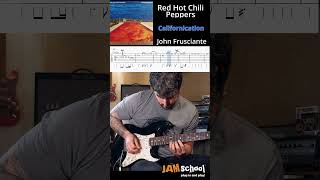 Red Hot Chilli Peppers Californication guitar solo With TAB #shorts #johnfrusciante