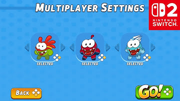 Om Nom: Run Nintendo Switch 2 - 3-Player Co-Op Gameplay