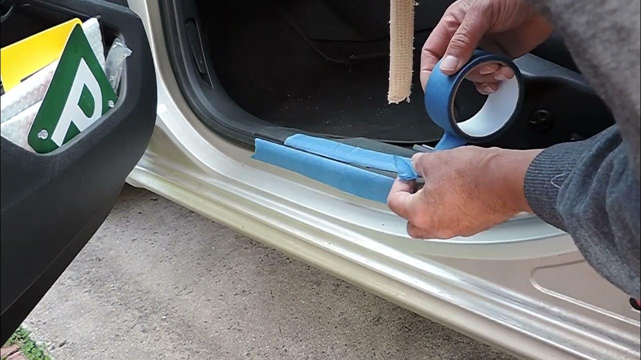 Car Doors seal quick repair / Joint de porte de voiture reparation rapide sur 508 Peugeot YouTube