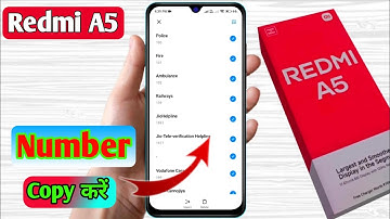 how to copy contacts redmi a5, redmi a5 number copy kaise karen