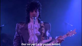 Video thumbnail of "PRINCE - Purple Rain (tradus în română)"