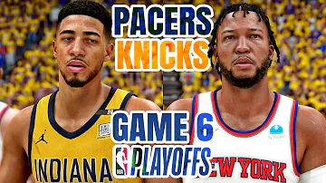 PACERS vs KNICKS GAME 6 - 2024 NBA PLAYOFFS EAST SEMIFINALS - NBA 2K24 (PS5) [4K UHD]