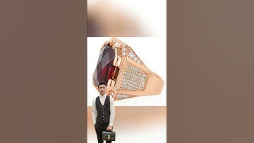 Sang trọng và nổi bật với mẫu nhẫn vàng Au750 đính đá ruby đỏ và kim cương tuyển chọn