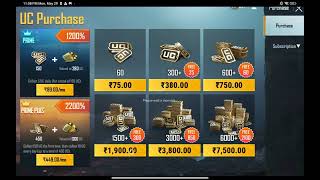 FIRST TIME UC PURCHASE IN BGMI 1900UC PACK #bgmi #ucgiveaway screenshot 5