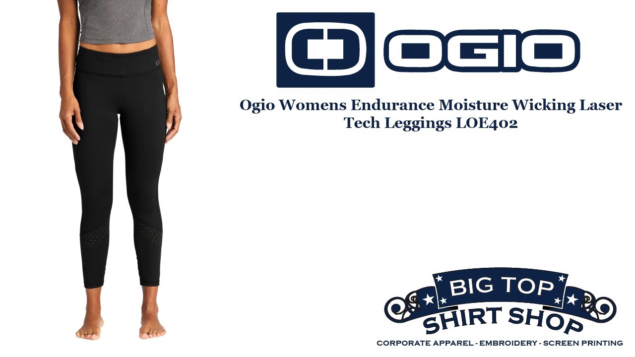 Ogio Womens Endurance Moisture Wicking Laser Tech Leggings LOE402
