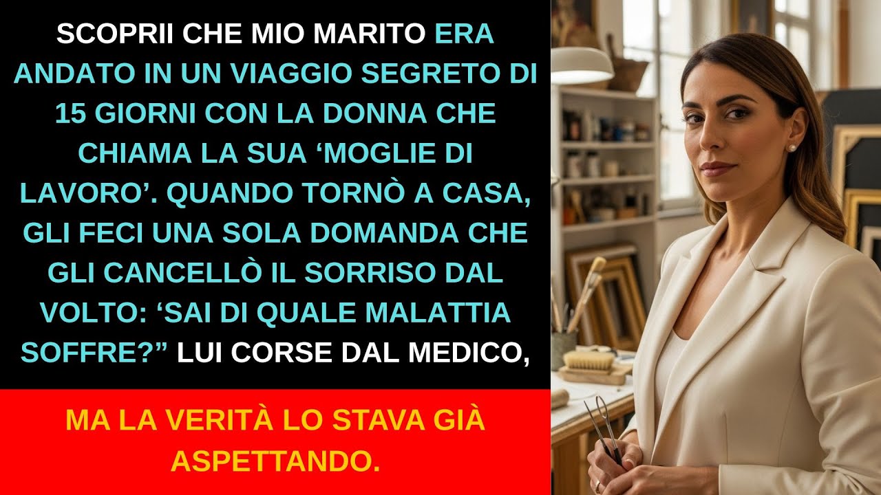 Ho preparato il caffè, gli ho sorriso e poi ho fatto una sola domanda: "Come stava Valentina?" Il sorriso di Davide si è congelato, il colorito è svanito, ha balbettato qualcosa sulle riunioni, ma...