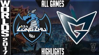 LZ vs SSG Highlights ALL GAMES - Worlds 2017 Quarterfinals - Longzhu vs Samsung Galaxy ALL GAMES