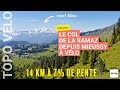 Le col de la ramaz en vlo depuis mieussy  topo dun col dur  tdf2023 cyclisme velo alpes