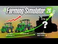 Confirmed List LARGE TRACTORS Fs26 JOHN DEERE Farming Simulator 26 