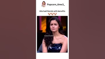 Alia had friends with benefits 🤣🤡 #aliabhatt #bollywood #koffeewithkaran #deepikapadukone