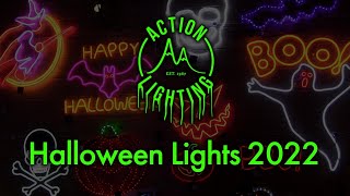 Bat Halloween Window Silhouette - 14x17 Inch Lighted Outdoor/Indoor Decor