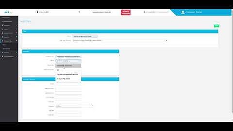How to add a site into the ACT365 software