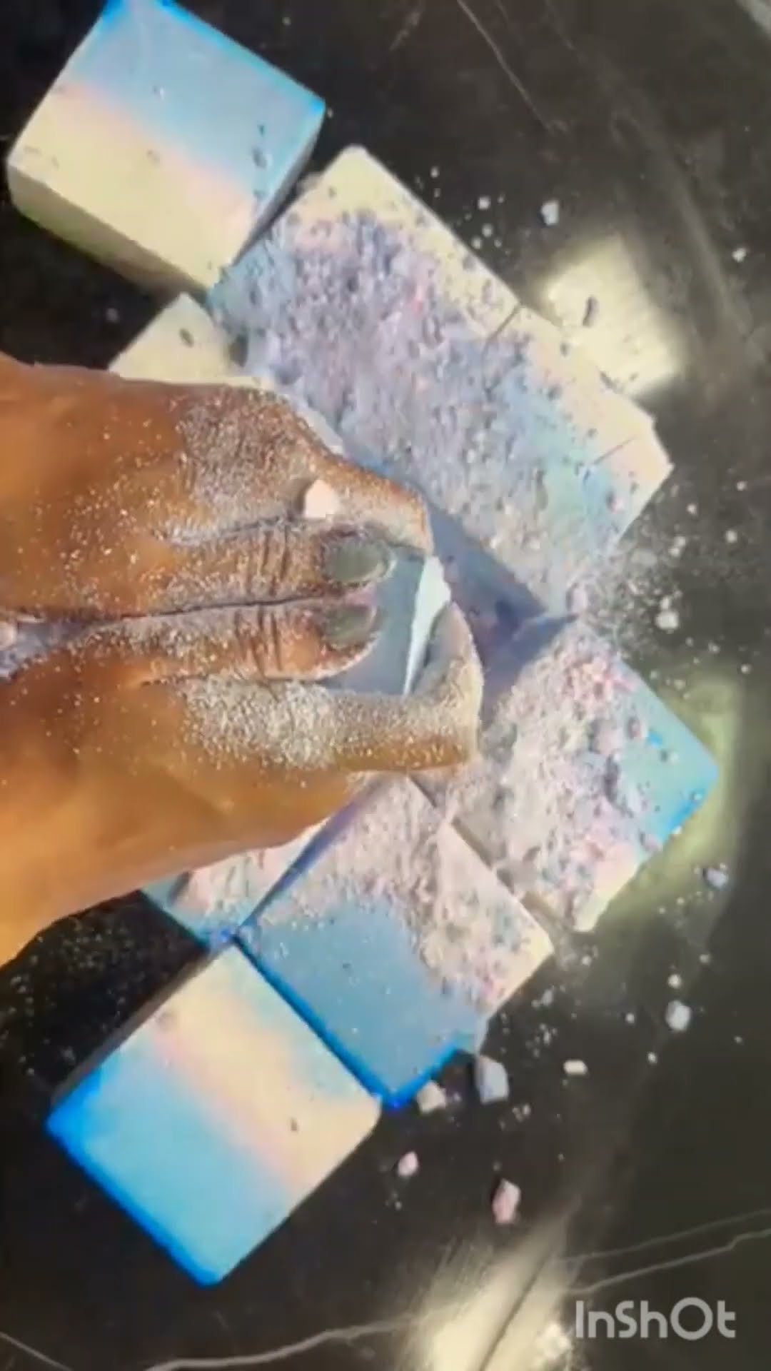 Dyed Gym Chalks Asmr #asmr #oddlysatisfying @asmrcloud - YouTube