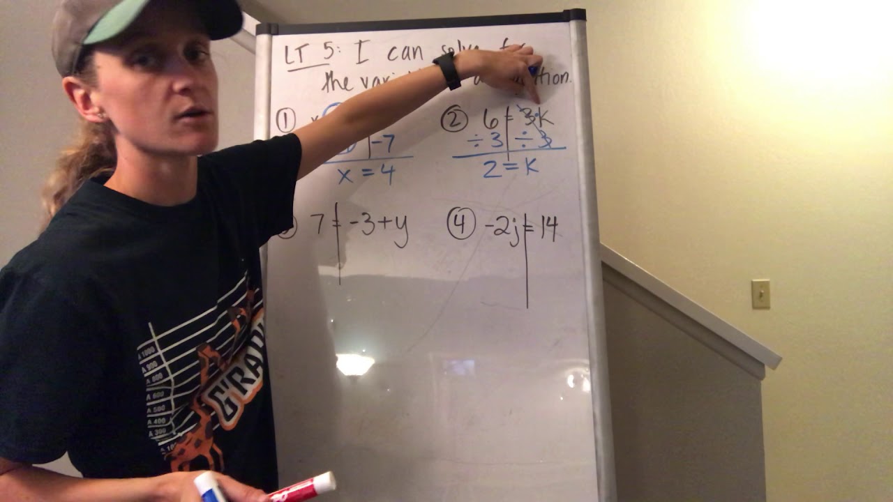 How To Solve For The Variable In An Equation YouTube how-to-solve-for-the-variable-in-an-equation-youtube