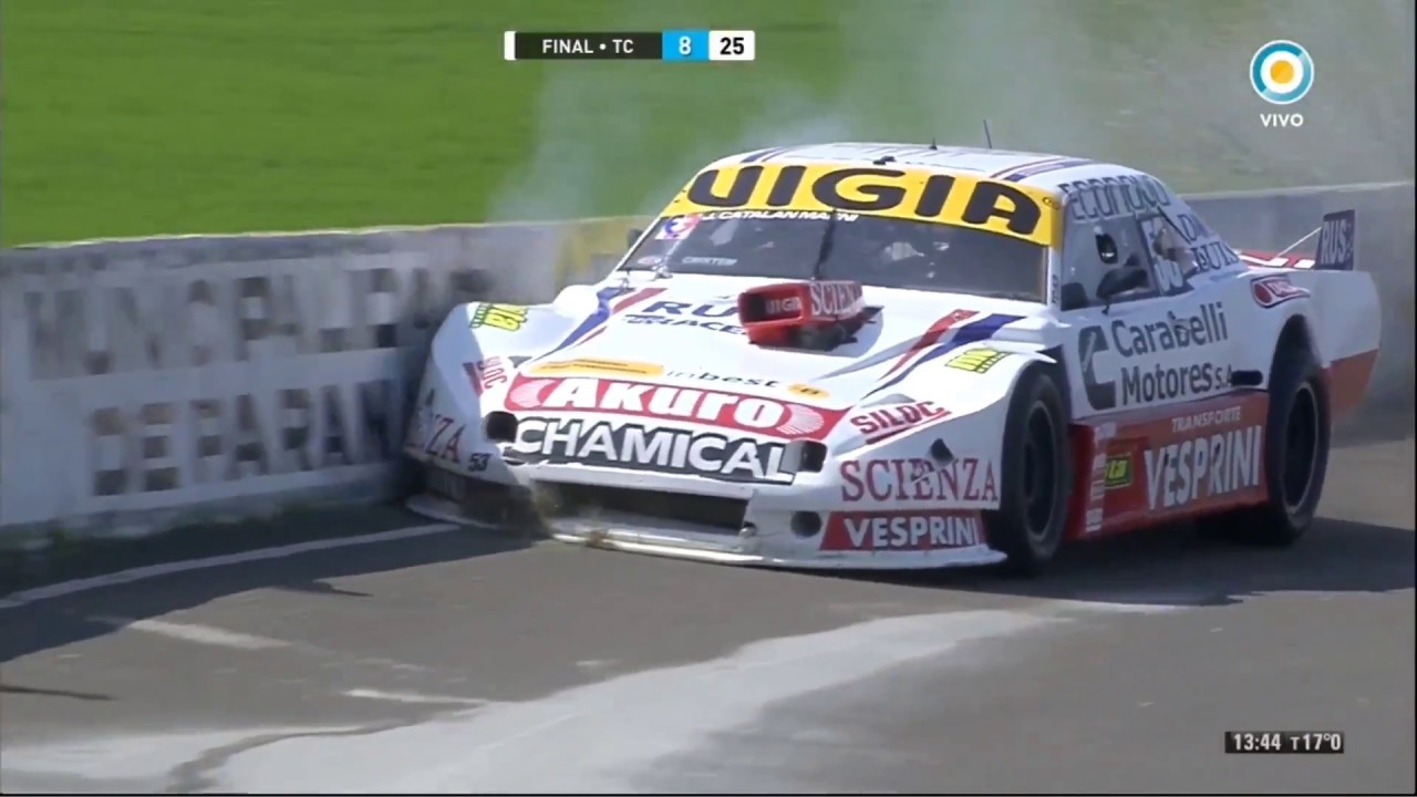 crashes on air ACTC (TC) 2018. Final Autódromo Ciudad de Paraná. Spins | Crash