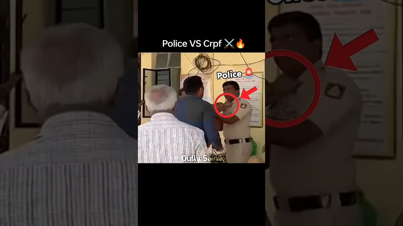 Police VS Crpf Power ⚔️💀🔥 