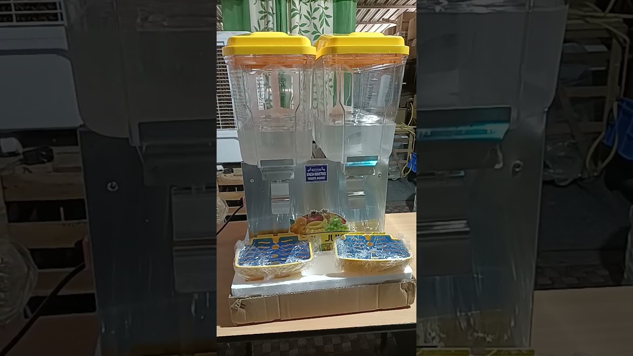 Electric cooling  two tank juice dispenser@Dineshindustries