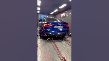 Sound with the ARM downpipe🔊 MTR-STAGE 2☑️ #AUDI #AUDIS5 #S5 #B9 #DOWNPIPE #DYNO #TUNING #MTRNL