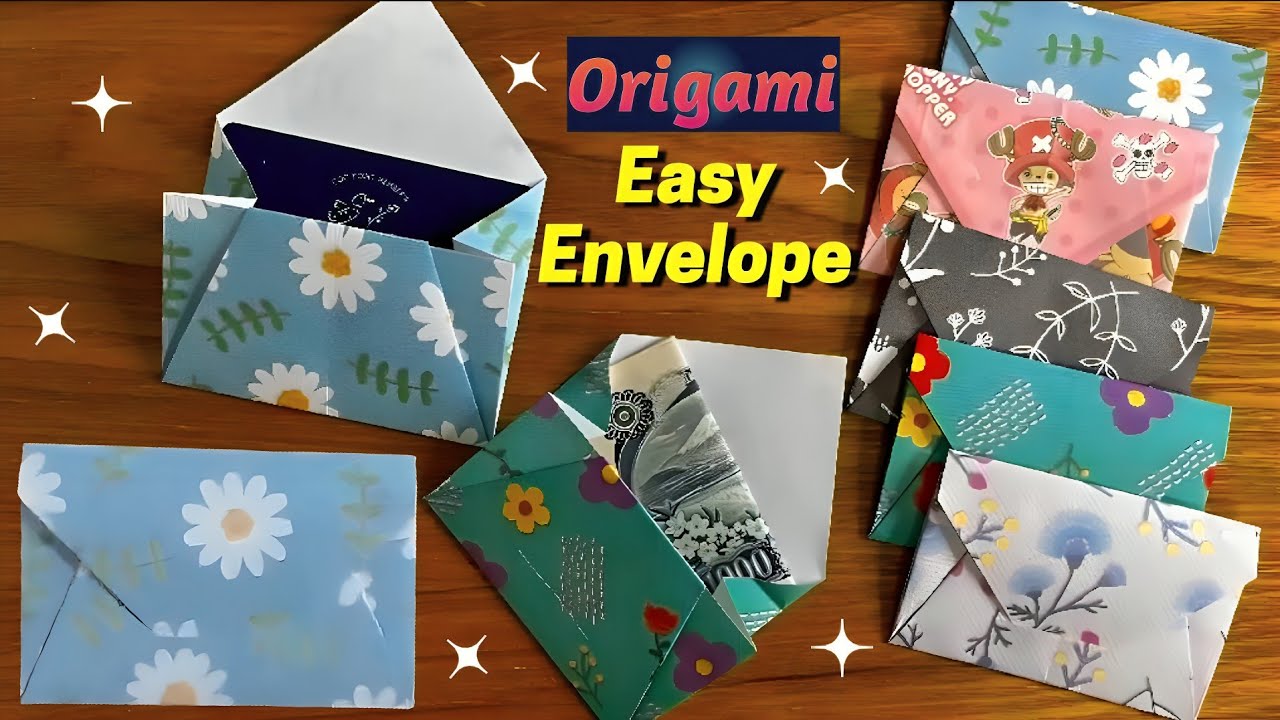 How To Make An Origami Envelope No Glue Or Tape Required Youtube