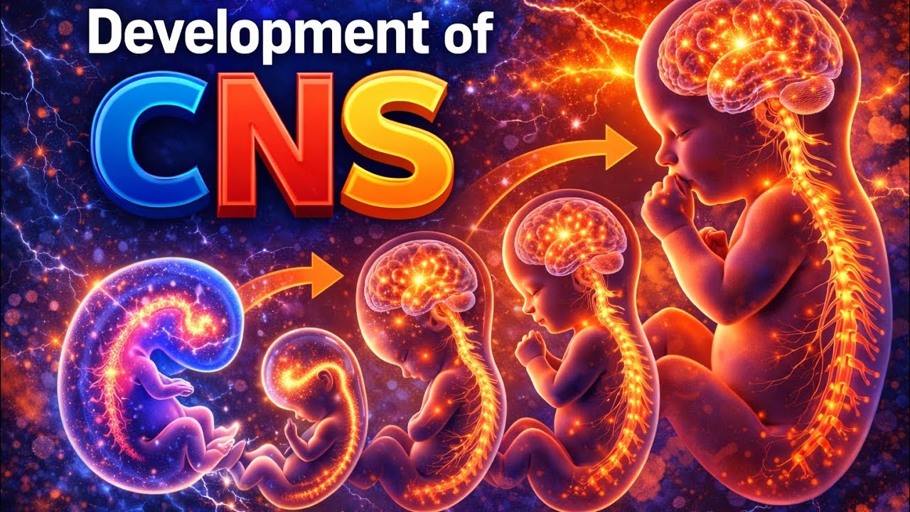 Cns Development Development of central nervous system (CNS) - YouTube