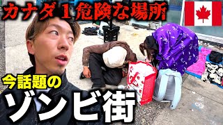 【今話題】ゾンビ街と化したカナダ１の危険ストリートがカオスすぎた