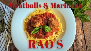 How to make RAO'S | Meatballs \& Marinara Sauce