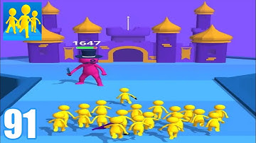 Join Clash 3D Level 91 Gameplay Walkthrough (Android, iOS) #Shorts