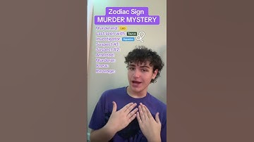 Zodiac Murder Mystery 🔎🕵️‍♀️