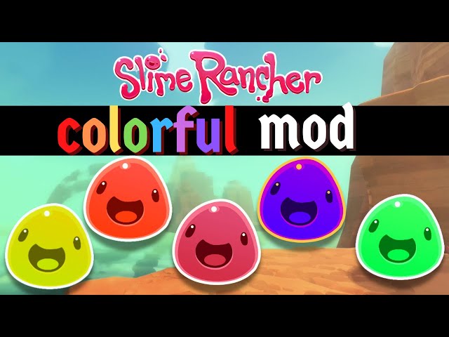Colorful Slimes Mod - Slime Rancher Mods