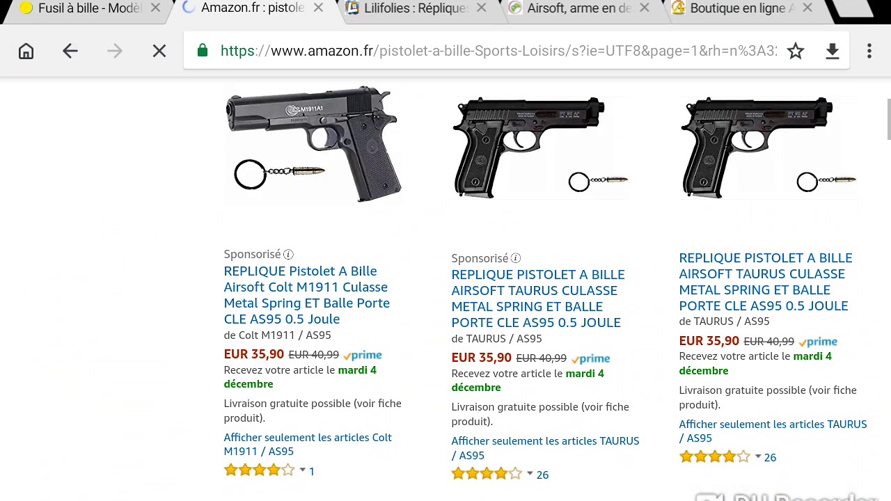 Top 5 des sites d'airsoft les plus recommandés.