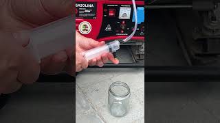 Fuel Transfer Trick With A Syringe And Hose