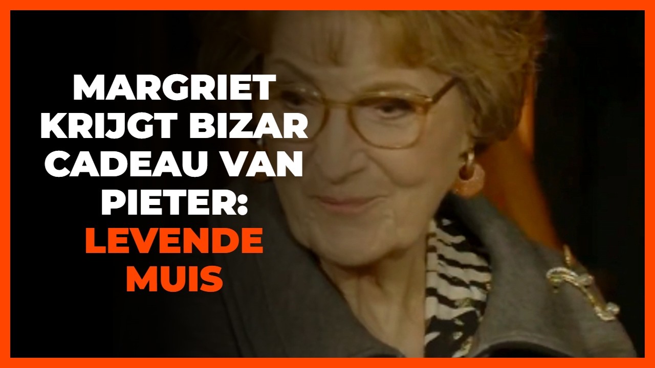 Bijzonder geschenk voor prinses Margriet: ´Pieter gaf haar een muis´