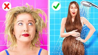 💇‍♀️Проблемы С Короткими И Длинными Волосами || Отпадные Девичьи Сценки От 123 Go!