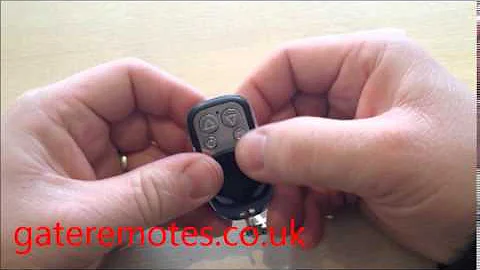 Programming a GR4000 Universal Cloning Garage & Gate Remote Control