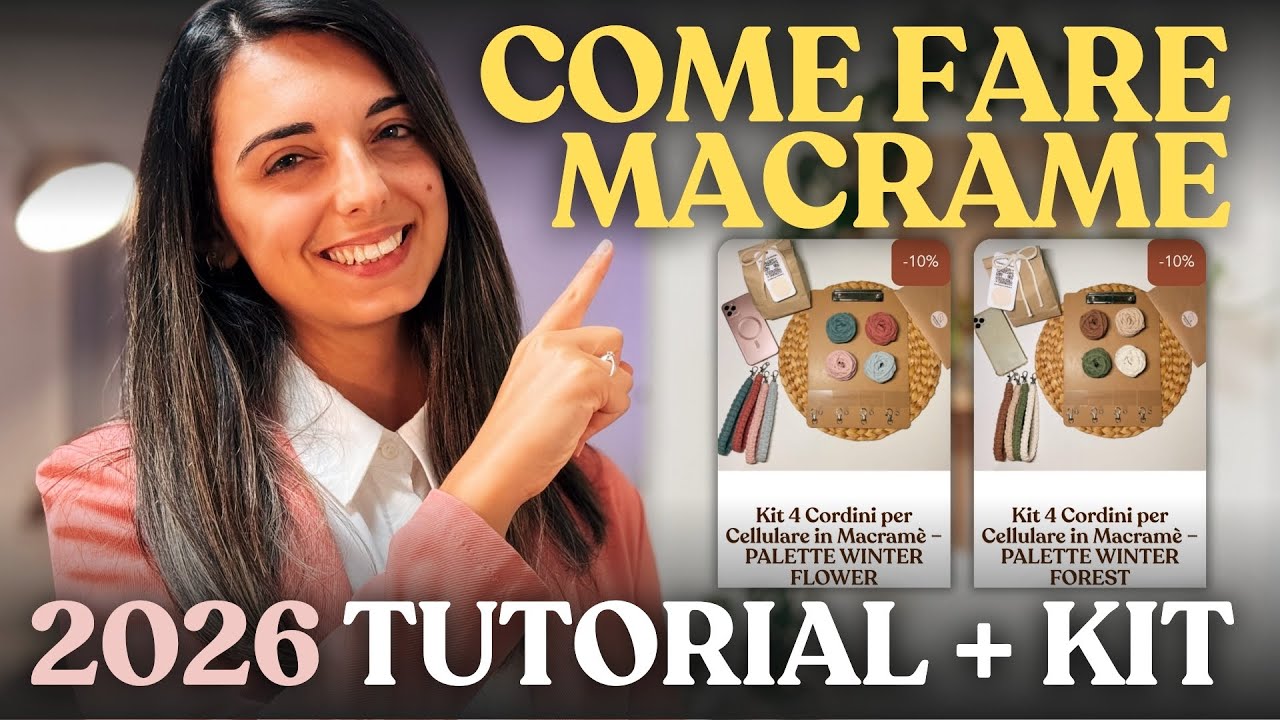 Vuoi fare Macramè nel 2026? Inizia dal tutorial dei cordini per cellulare!