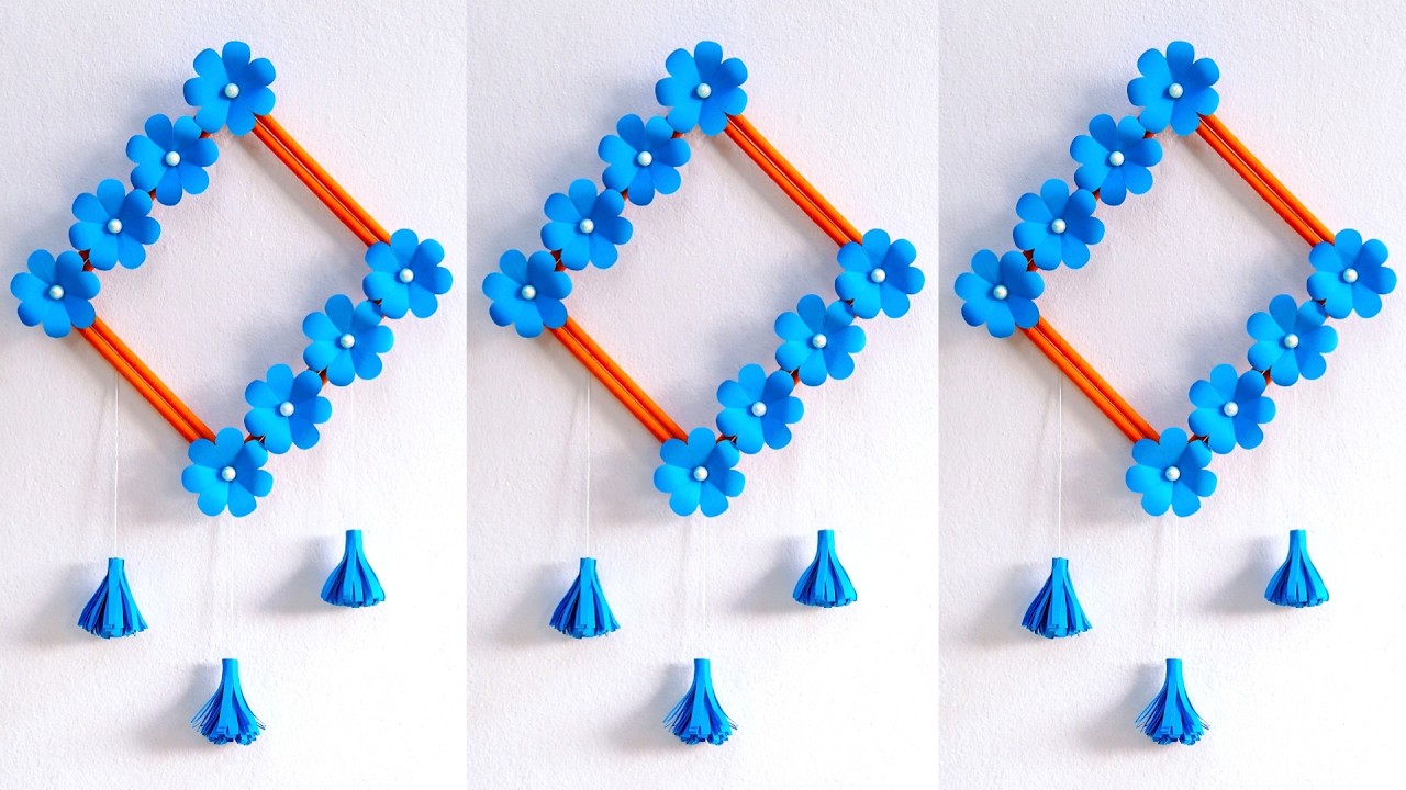 Beautiful Paper Wall Hanging | DIY Paper Craft  | wall hanging craft ideas